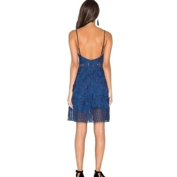 Lovers + Friends Navy Blue Floral Dress | Size S - Picture 8 of 8